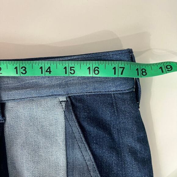 Tommy Remixed Patchwork Jeans Tommy Hilfiger Size 3 (16) 35inX27.5in High Rise - Picture 6 of 16